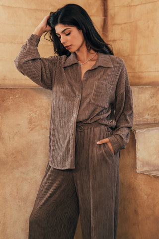 Crinkled Plisse Set