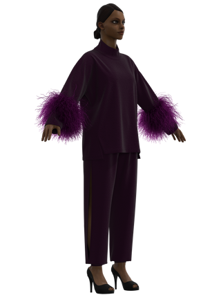 Soho Feather Knit Set