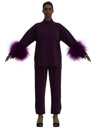Soho Feather Knit Set