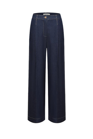 Denim Luxe Tailored Set